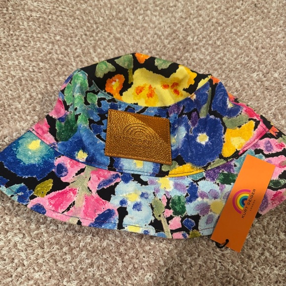 Kurt Geiger Women\'s London Floral Bucket Hat Black O/S main image 4